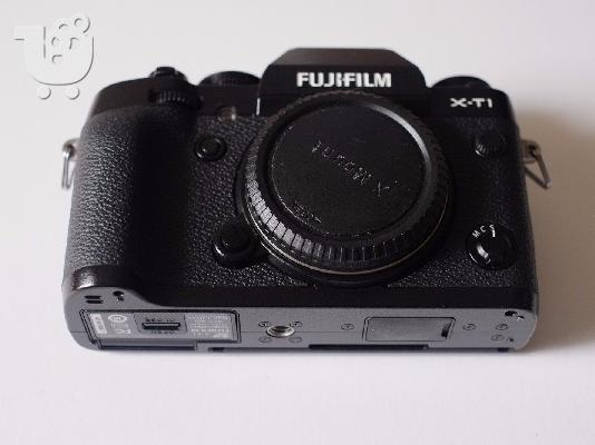 Συσκευή φακού Fujifilm X Series X-T1 χωρίς κάτοπτρο (Μαύρο) + κιτ φακών XF 23mm f / 1,4...